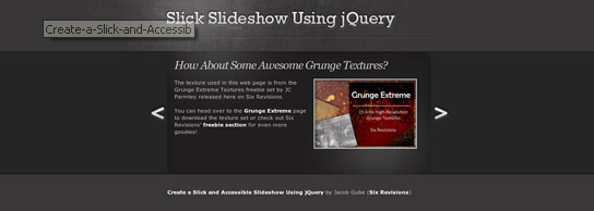 Slideshow usando jQuery Slideshow usando jQuery