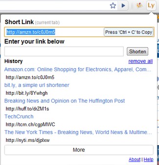 linky url shortener