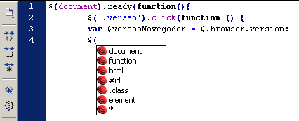 jQuery API extension para Dreamweaver