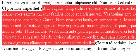 exemplo css selection