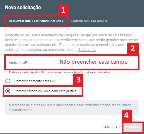 Ocultar todo domínio dos resultados do Google